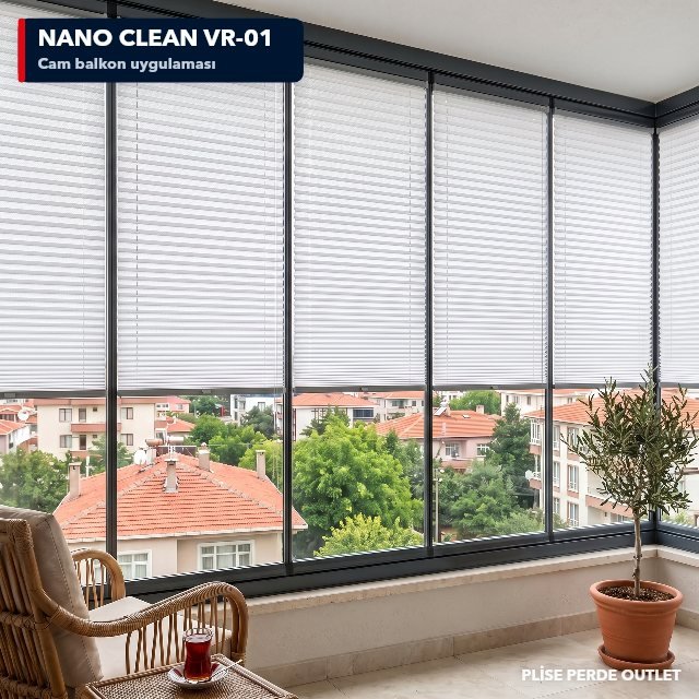 RGN Nano Clean VR-01 cam balkona uygulanmış hali