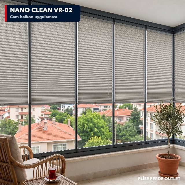 RGN Nano Clean VR-02 cam balkona uygulanmış hali