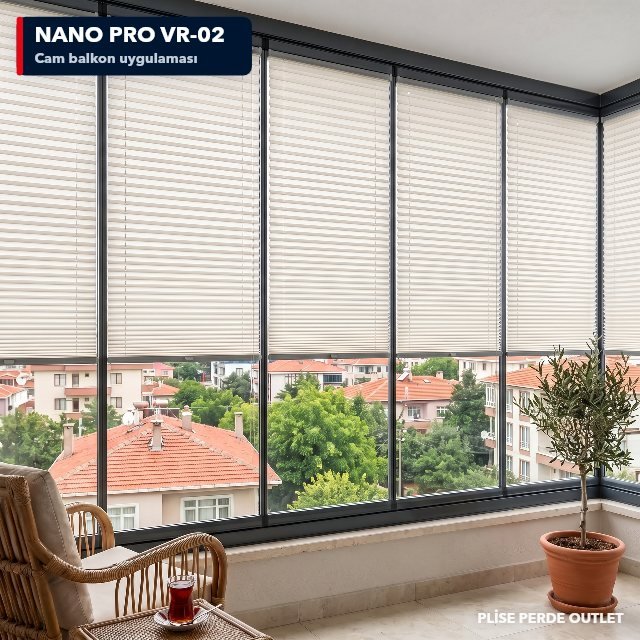 RGN Nano Pro VR-02 cam balkona uygulanmış hali