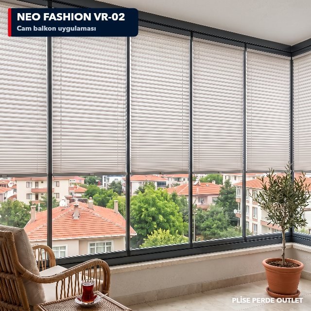 RGN Neo Fashion VR-02 cam balkona uygulanmış hali