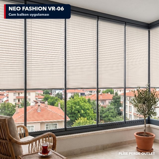 RGN Neo Fashion VR-06 cam balkona uygulanmış hali