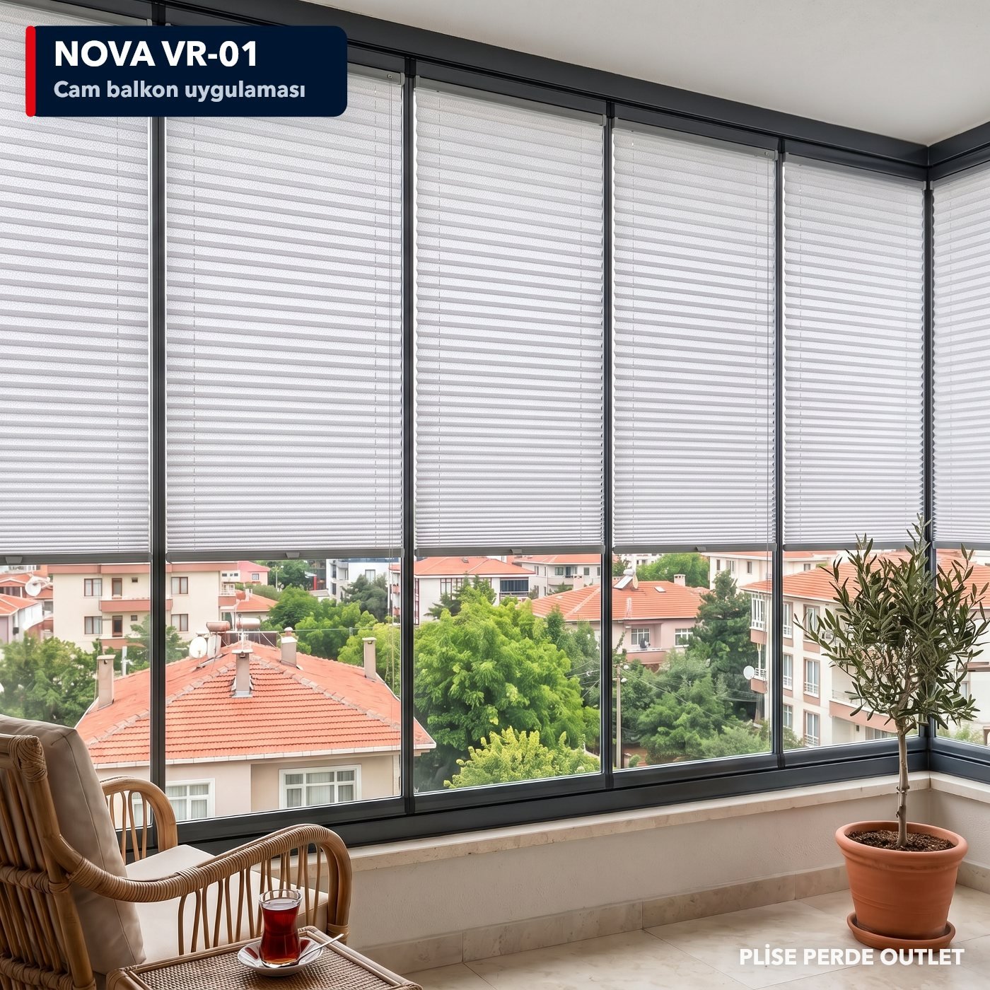 RGN Nova VR-01 cam balkona uygulanmış hali